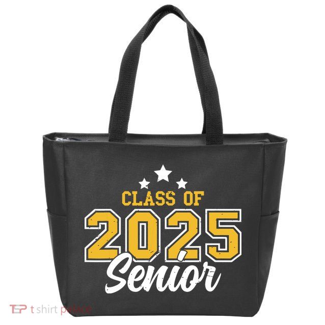 Class Of 2025 Senior Zip Tote Bag