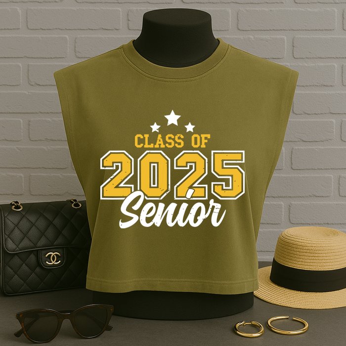 Class Of 2025 Senior Garment-Dyed Women's Muscle Tee