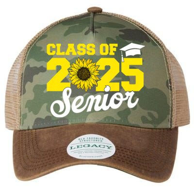 Class Of 2025 Senior 2025 Sunflower Back To School 2025 Girl Legacy Tie Dye Trucker Hat