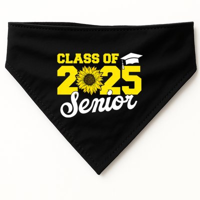 Class Of 2025 Senior 2025 Sunflower Back To School 2025 Girl USA-Made Doggie Bandana