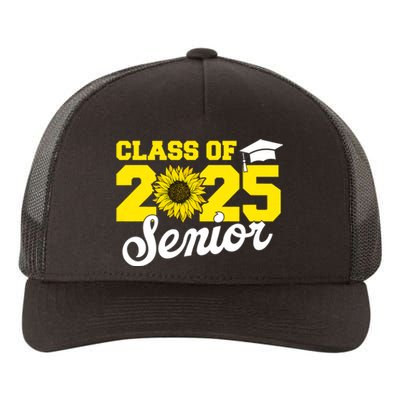 Class Of 2025 Senior 2025 Sunflower Back To School 2025 Girl Yupoong Adult 5-Panel Trucker Hat