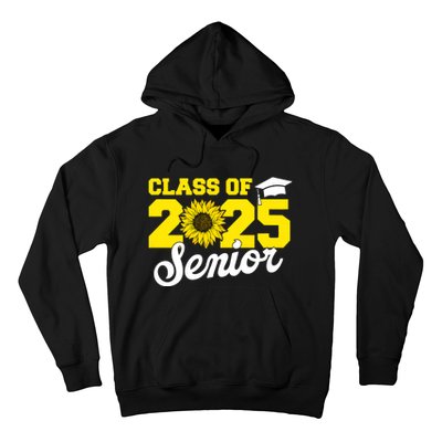 Class Of 2025 Senior 2025 Sunflower Back To School 2025 Girl Hoodie