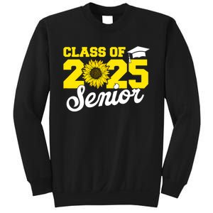 Class Of 2025 Senior 2025 Sunflower Back To School 2025 Girl Sweatshirt