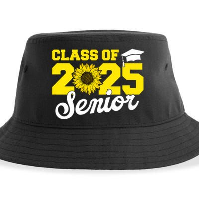 Class Of 2025 Senior 2025 Sunflower Back To School 2025 Girl Sustainable Bucket Hat