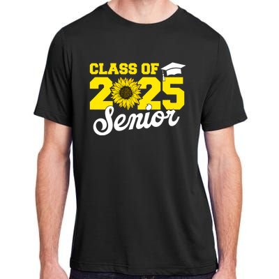 Class Of 2025 Senior 2025 Sunflower Back To School 2025 Girl Adult ChromaSoft Performance T-Shirt