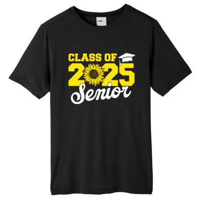 Class Of 2025 Senior 2025 Sunflower Back To School 2025 Girl Tall Fusion ChromaSoft Performance T-Shirt