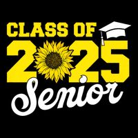 Class Of 2025 Senior 2025 Sunflower Back To School 2025 Girl Flatbill Hat