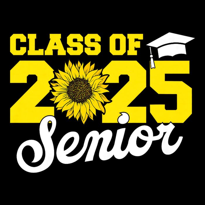 Class Of 2025 Senior 2025 Sunflower Back To School 2025 Girl Flatbill Hat