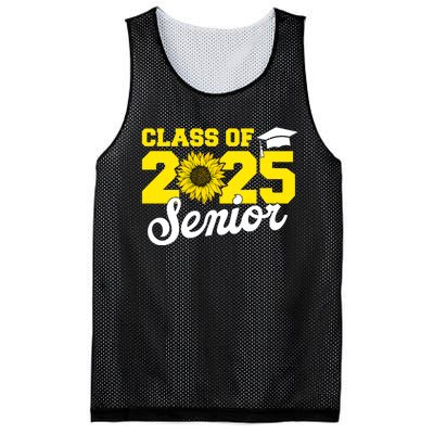 Class Of 2025 Senior 2025 Sunflower Back To School 2025 Girl Mesh Reversible Basketball Jersey Tank