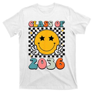 Class Of 2036 Grow With Me First Day Kindergarten T-Shirt