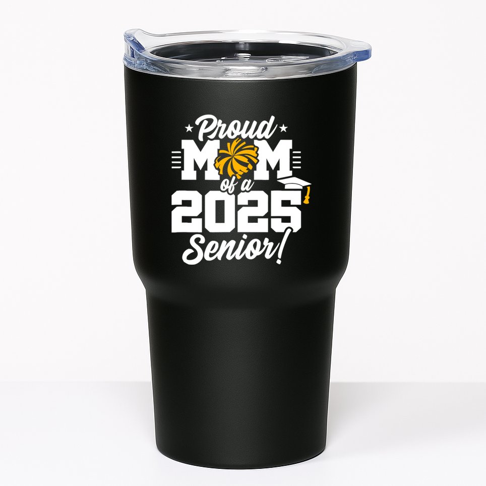 Class Of 2025 Senior Year Cheer Mom Senior 2025 Tumbler