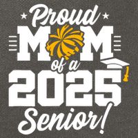 Class Of 2025 Senior Year Cheer Mom Senior 2025 Cotton Canvas Backpack
