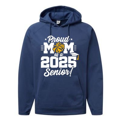 Class Of 2025 Senior Year Cheer Mom Senior 2025 Performance Fleece Hoodie