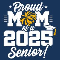 Class Of 2025 Senior Year Cheer Mom Senior 2025 Drawstring Bag