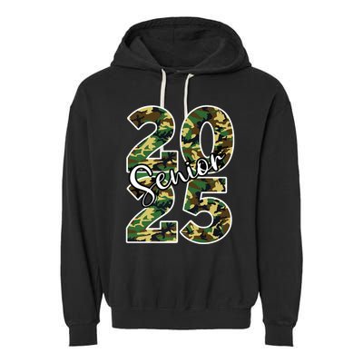 Class Of 2025 Camo Senior Garment-Dyed Fleece Hoodie