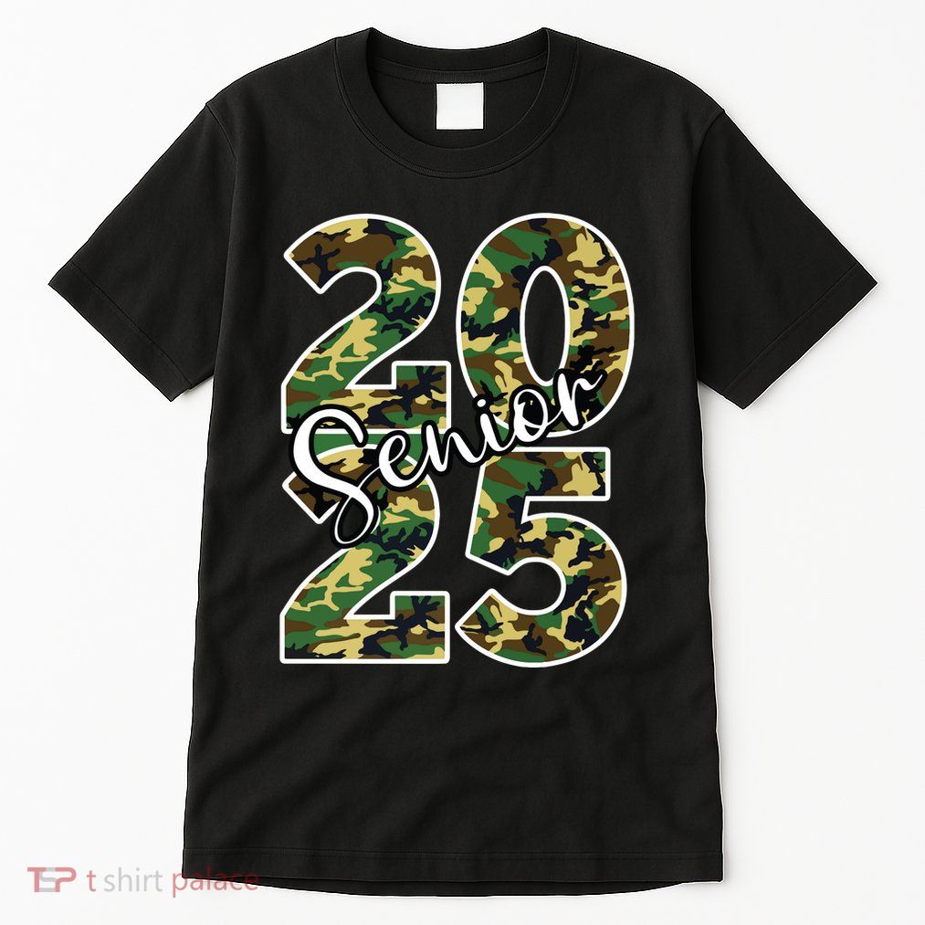 Class Of 2025 Camo Senior Tall T-Shirt