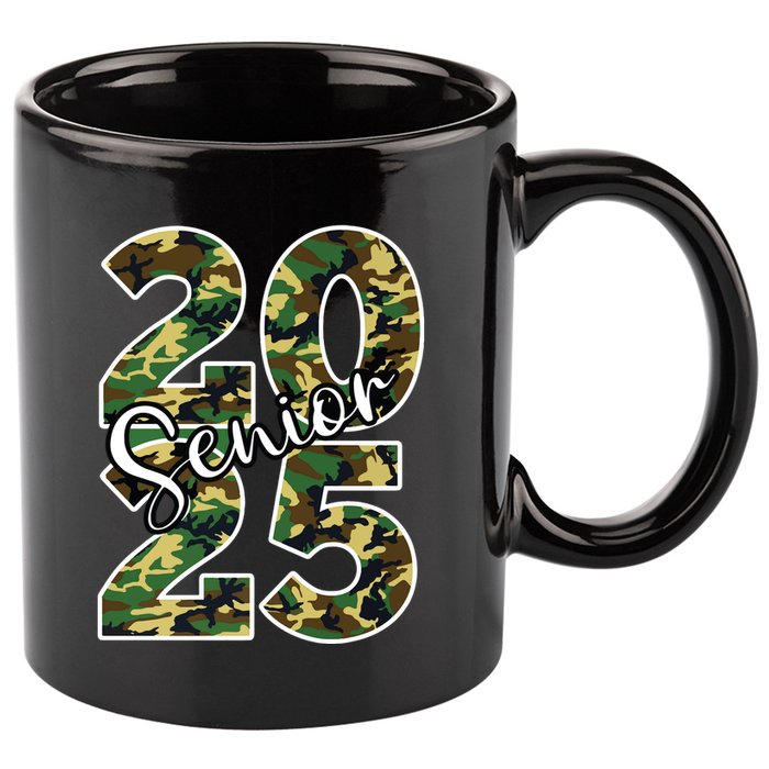 Class Of 2025 Camo Senior 11oz C Handle Ceramic Mug