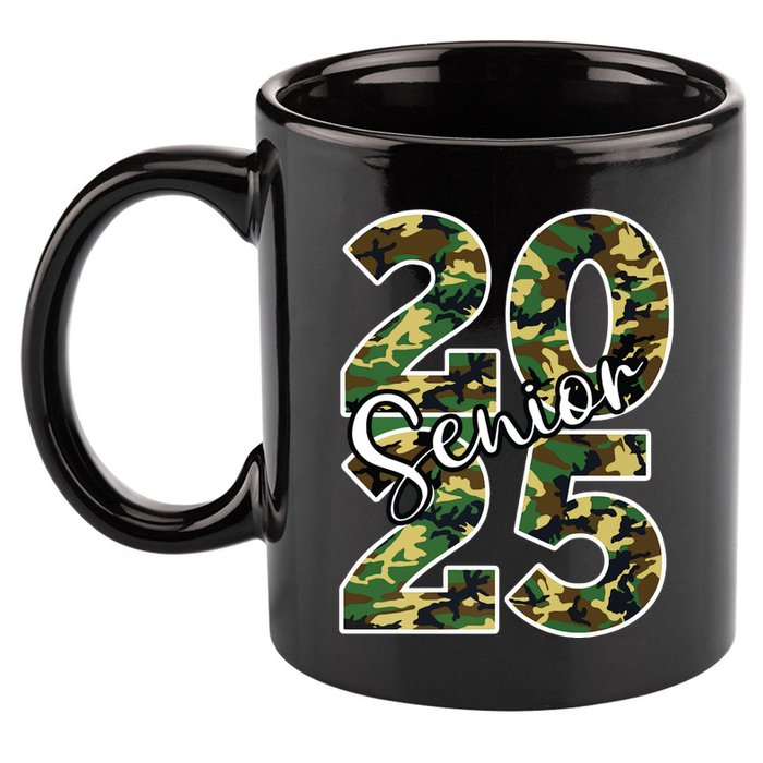 Class Of 2025 Camo Senior 11oz C Handle Ceramic Mug