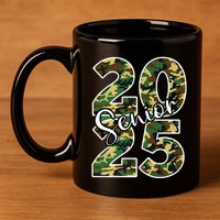 Class Of 2025 Camo Senior 11oz C Handle Ceramic Mug