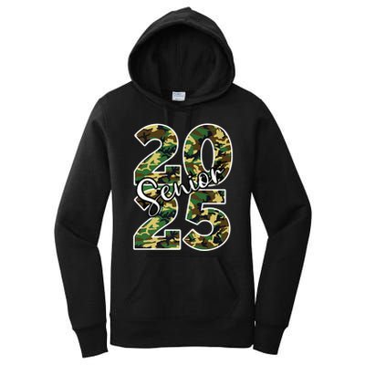 Class Of 2025 Camo Senior Women's Pullover Hoodie