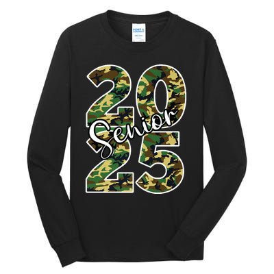 Class Of 2025 Camo Senior Tall Long Sleeve T-Shirt