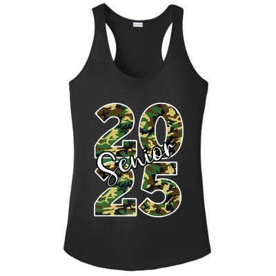 Class Of 2025 Camo Senior Ladies PosiCharge Competitor Racerback Tank