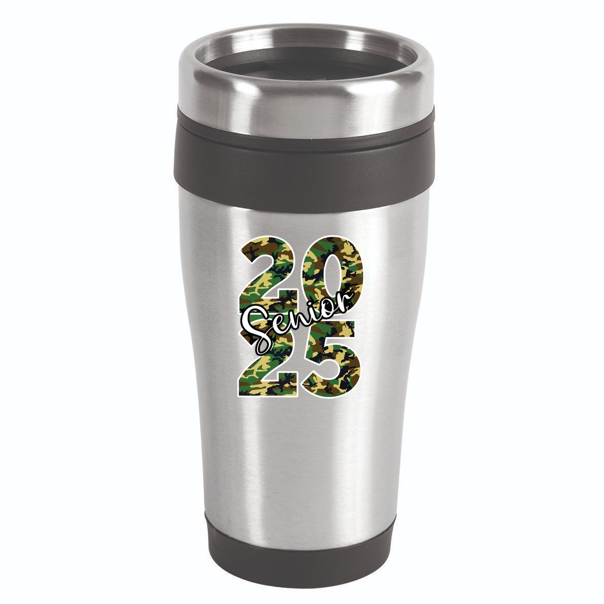 Class Of 2025 Camo Senior 16oz Travel Tumbler