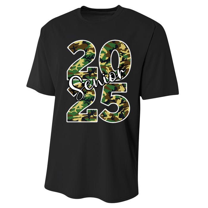 Class Of 2025 Camo Senior Performance Sprint T-Shirt