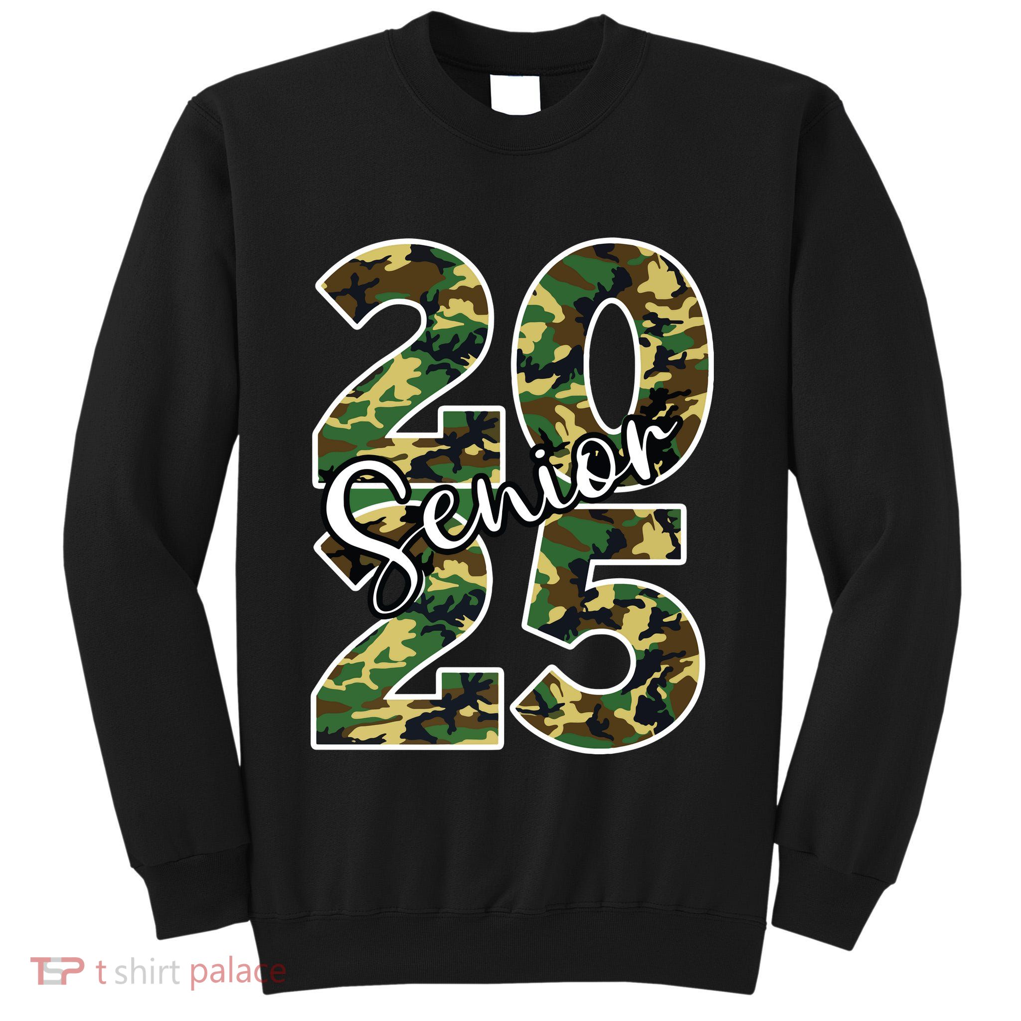 Class Of 2025 Camo Senior Tall Sweatshirt