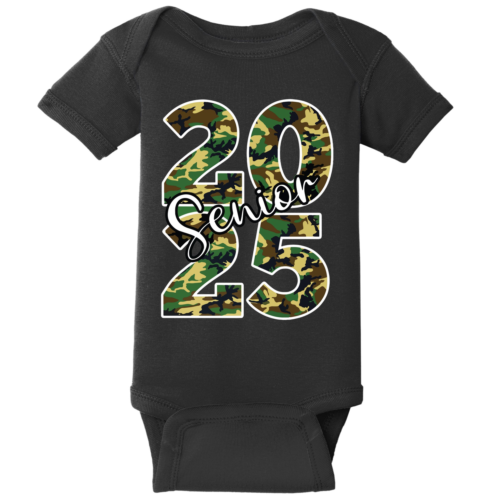 Class Of 2025 Camo Senior Baby Bodysuit