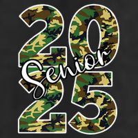 Class Of 2025 Camo Senior Golf Towel
