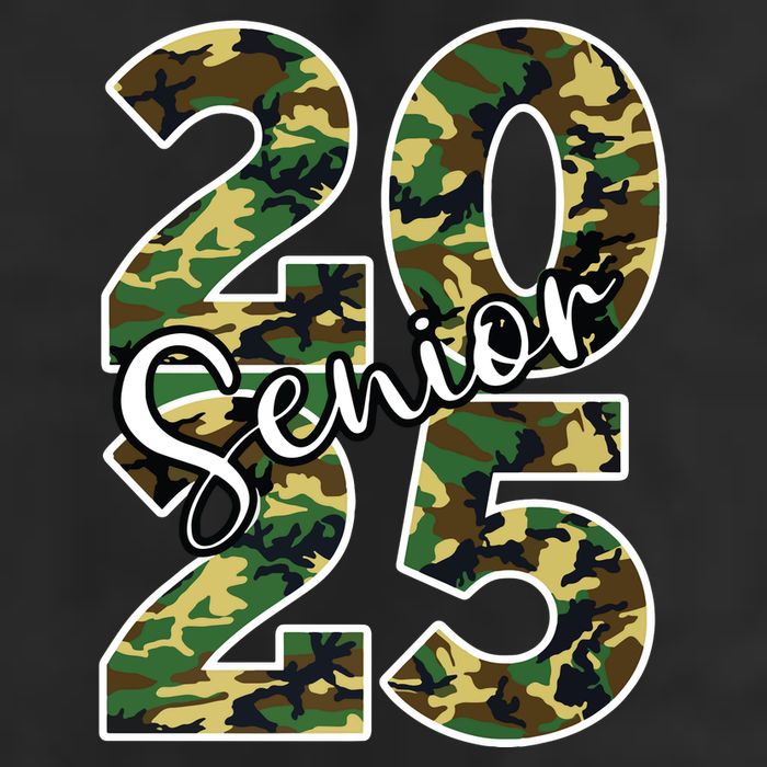 Class Of 2025 Camo Senior Golf Towel