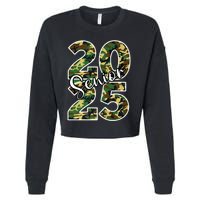 Class Of 2025 Camo Senior Cropped Pullover Crew
