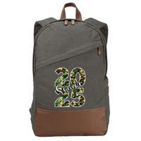 Class Of 2025 Camo Senior Cotton Canvas Backpack