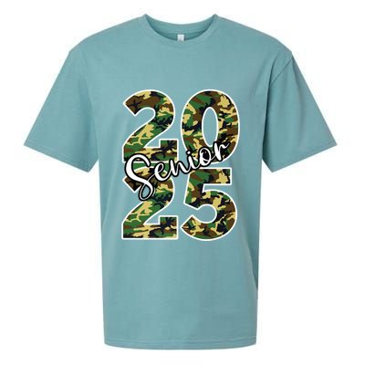 Class Of 2025 Camo Senior Sueded Cloud Jersey T-Shirt