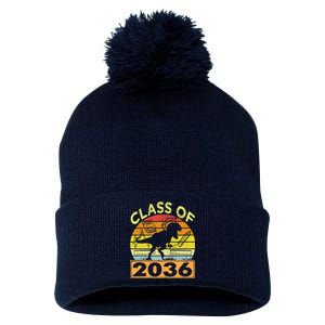 Class Of 2036 Grow With Me Dinosaur First Day Of Preschool Pom Pom 12in Knit Beanie