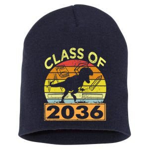 Class Of 2036 Grow With Me Dinosaur First Day Of Preschool Short Acrylic Beanie