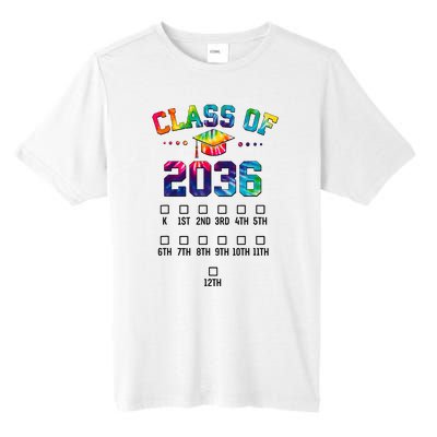 Class of 2036 Grow With Me With Space For Checkmarks Tall Fusion ChromaSoft Performance T-Shirt