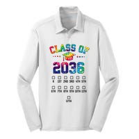 Class of 2036 Grow With Me With Space For Checkmarks Silk Touch Performance Long Sleeve Polo