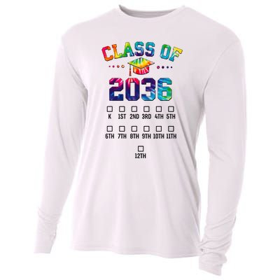 Class of 2036 Grow With Me With Space For Checkmarks Cooling Performance Long Sleeve Crew