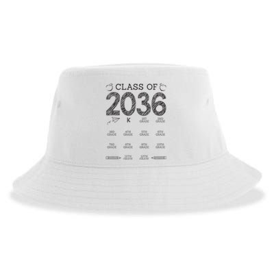 Class of 2036 Grow With Me With Space For Checkmarks Sustainable Bucket Hat