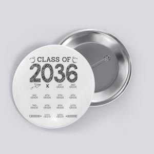 Class of 2036 Grow With Me With Space For Checkmarks Button