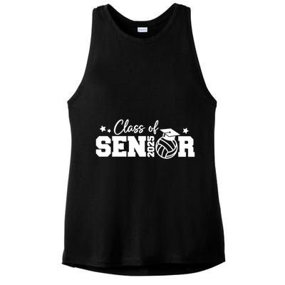 Class Of 2025 Graduation Volleyball Senior 2025 Cute Gift Ladies PosiCharge Tri-Blend Wicking Tank