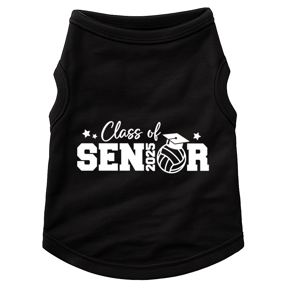Class Of 2025 Graduation Volleyball Senior 2025 Cute Gift Doggie Tank
