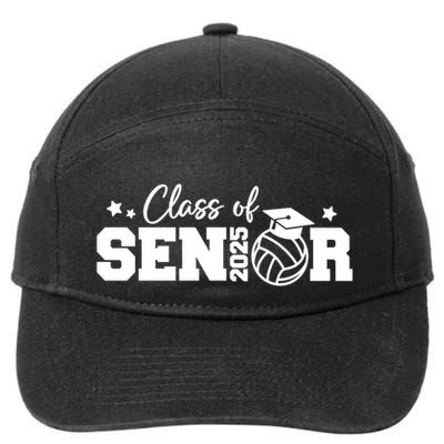 Class Of 2025 Graduation Volleyball Senior 2025 Cute Gift 7-Panel Snapback Hat