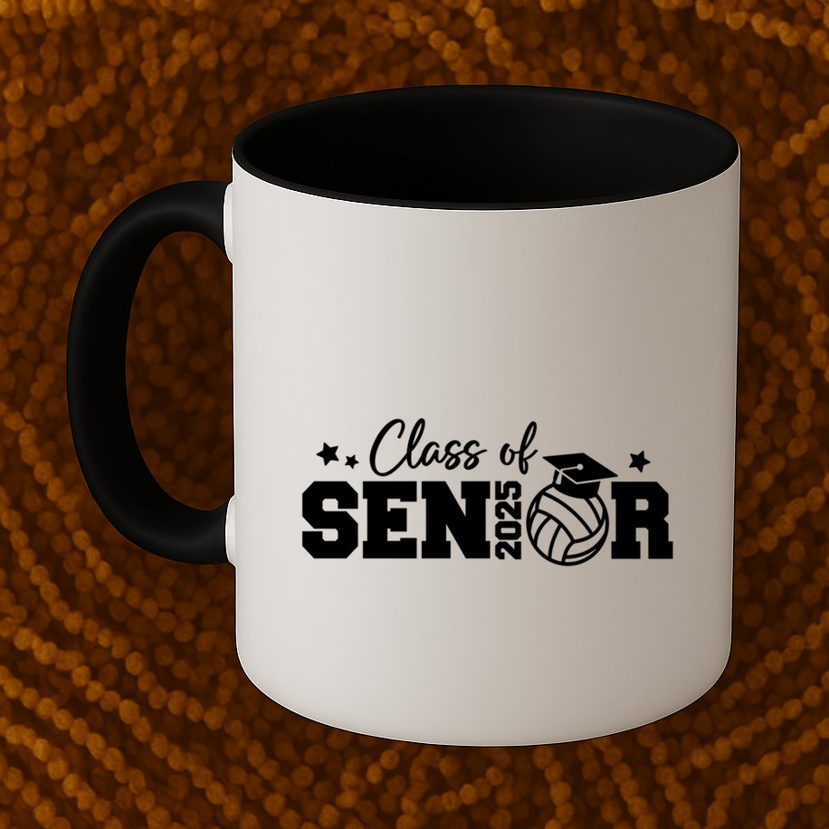 Class Of 2025 Graduation Volleyball Senior 2025 Cute Gift Mug