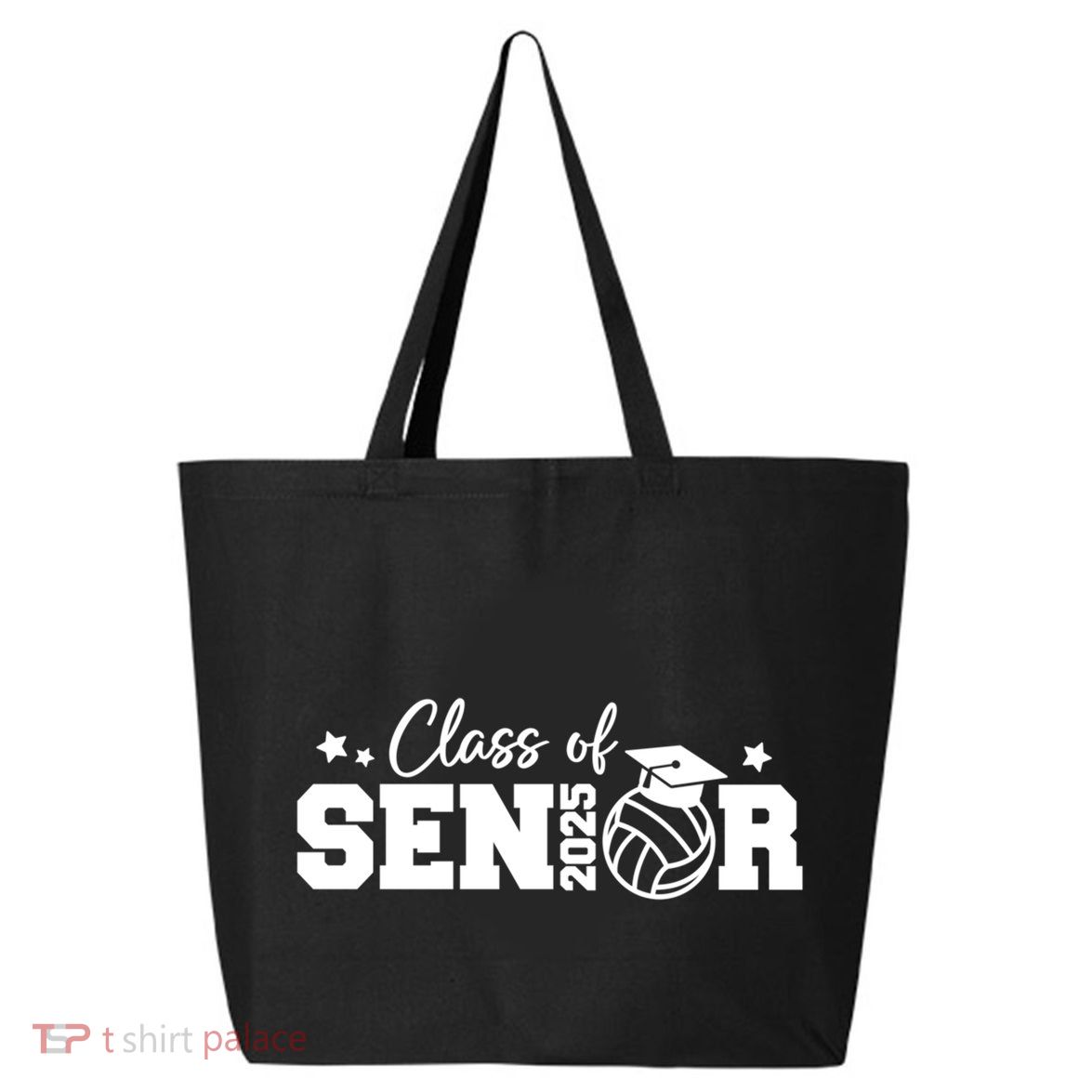 Class Of 2025 Graduation Volleyball Senior 2025 Cute Gift 25L Jumbo Tote