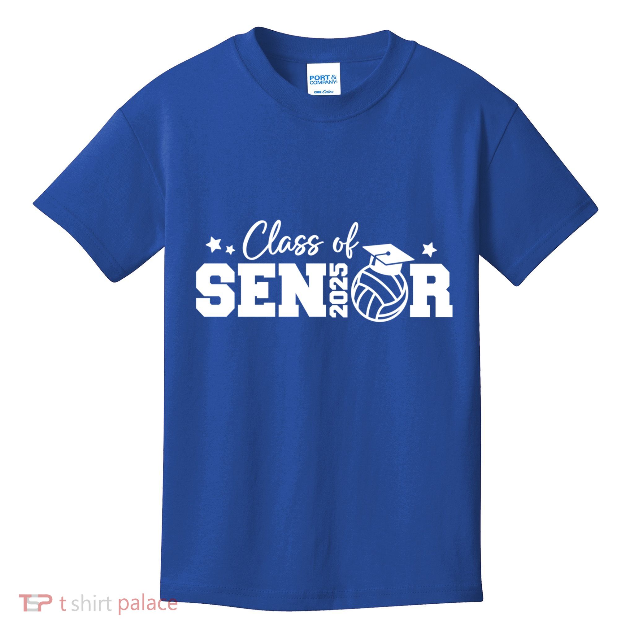 Class Of 2025 Graduation Volleyball Senior 2025 Cute Gift Kids T-Shirt