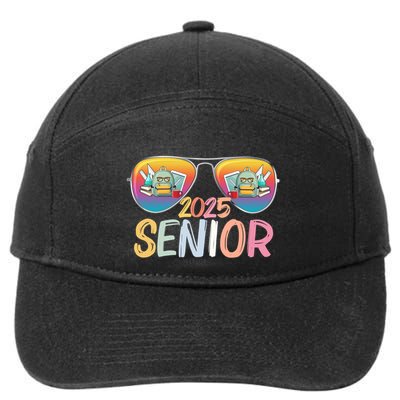 Class Of 2025 Sunglasses Senior 2025 Graduation Party Great Gift 7-Panel Snapback Hat
