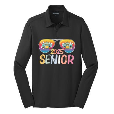 Class Of 2025 Sunglasses Senior 2025 Graduation Party Great Gift Silk Touch Performance Long Sleeve Polo